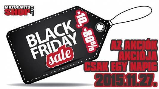 Black Friday a MotoPartsShopban!