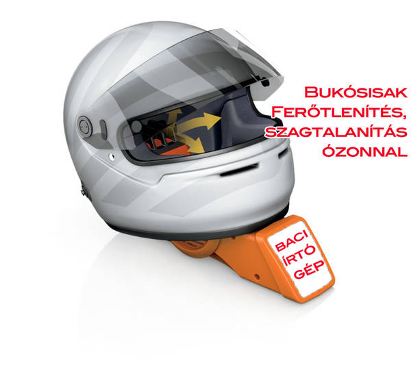 Ózonnal harcolunk a bebüdösödött bukósisak ellen