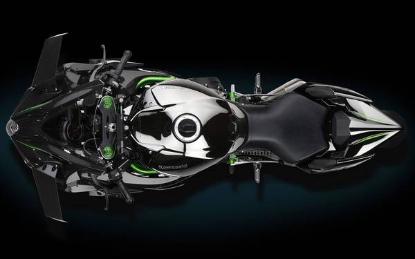 Földönkívüli: 300 lóerős a Kawasaki H2R