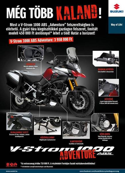 Suzuki V-Strom1000 Adventure akció