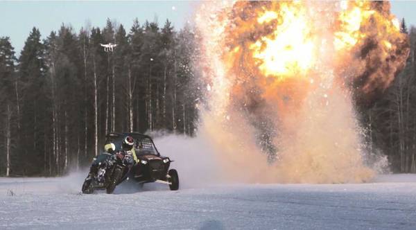 A Nap Videója: GSX-R a Polaris ellen. Jégen.