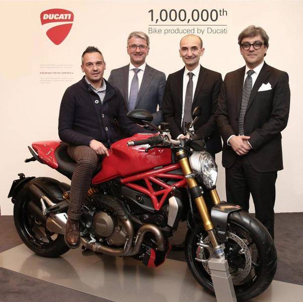 Egy Monster az egymilliomodik Ducati