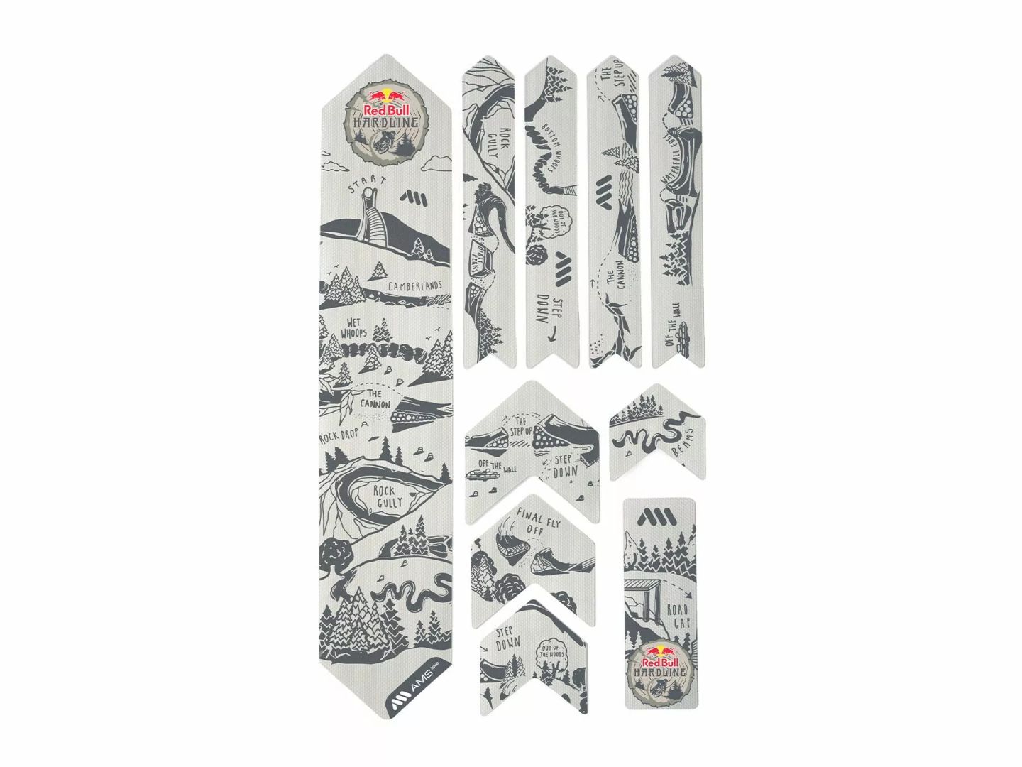 All mountain style AMSFGRBHG keret őr extra védelem Red Bull® Hardline Rámpa 0
