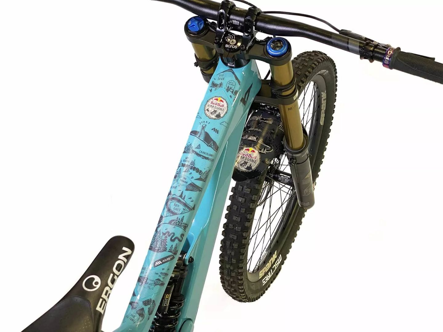 All mountain style AMSFGRBHG keret őr extra védelem Red Bull® Hardline Rámpa 6