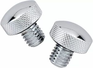 Drag specialties 74549 Chrome Knurled Boltkészlet a Softail Seat -hez 