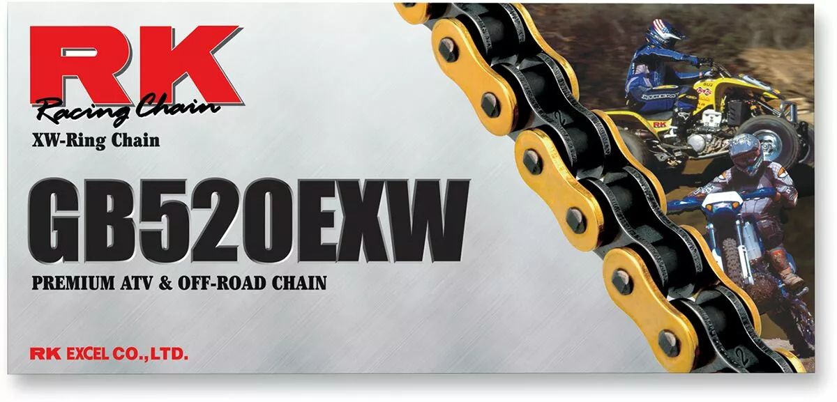 RK GB520EXW-100-CL GB 520 EXW lánc Meghajtólánc , motorkerékpár lánc 1