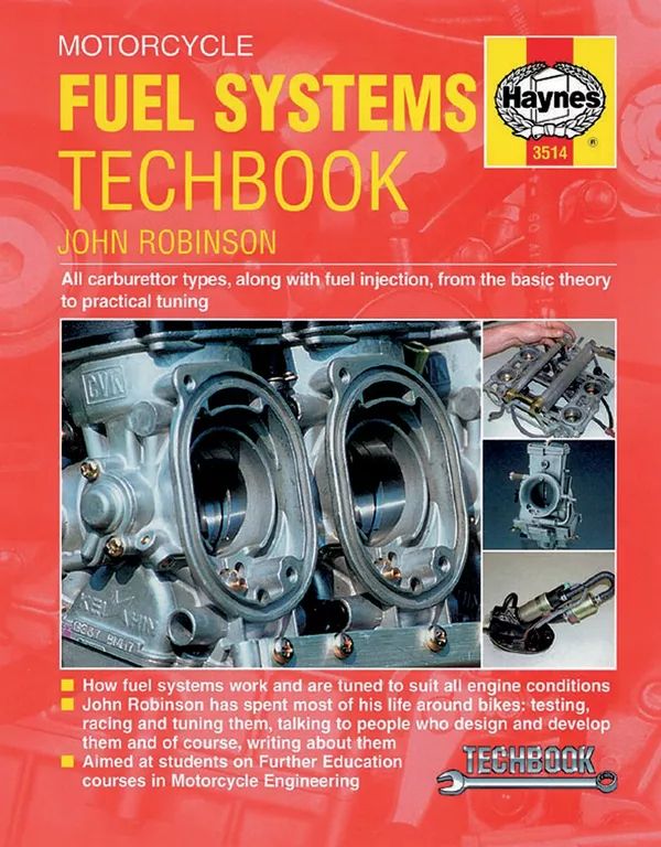 Haynes 3514 Motorkerékpár -üzemanyag -rendszer TechBook 0