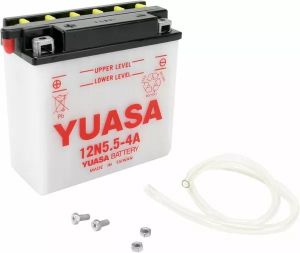 Yuasa 12N5.5-4A (DC) hagyományos akkumulátor Akkumulátor és tartozékai