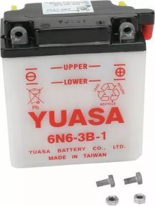 Yuasa 6N6-3B-1 (DC) hagyományos akkumulátor Akkumulátor és tartozékai
