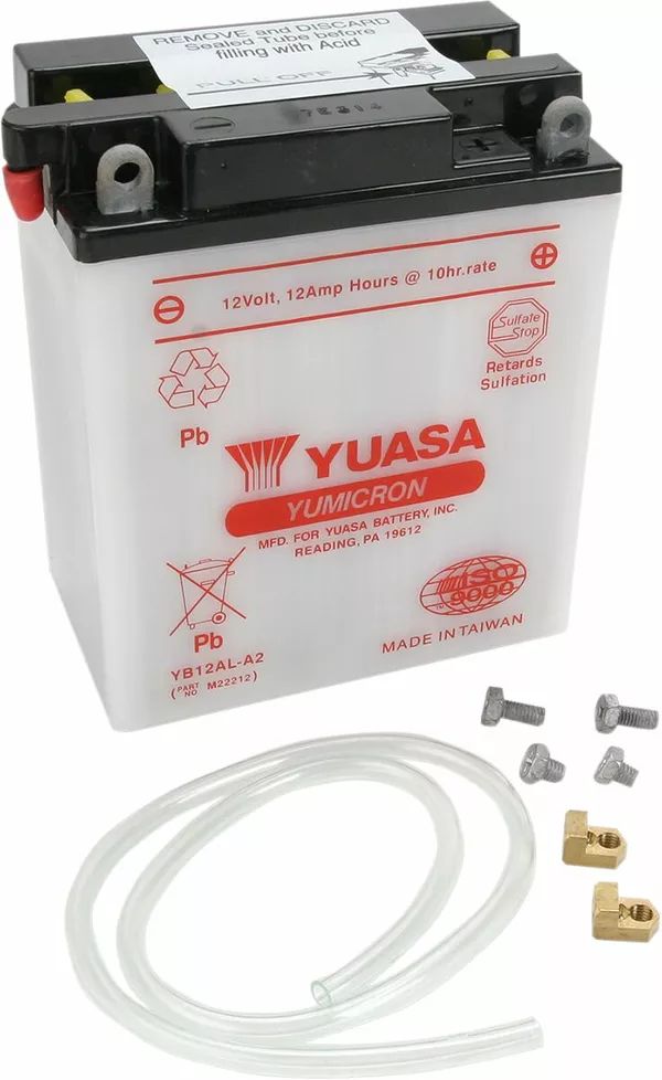 Yuasa YB12AL-A2 (DC) hagyományos akkumulátor Akkumulátor és tartozékai 0