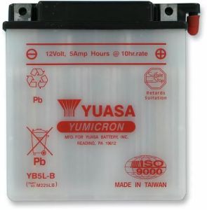 Yuasa YB5L-B (DC) hagyományos akkumulátor Akkumulátor és tartozékai
