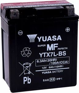 Yuasa YTX7L-BS (CP) AGM karbantartási mentes akkumulátor Akkumulátor és tartozékai
