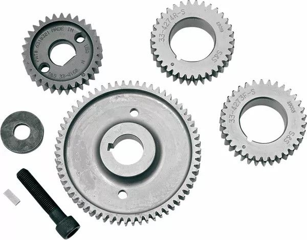 S&S CYCLE 33-4285 Fogaskerék fogaskerék-hajtású bütykökhöz Motorblokk felújító készlet 0