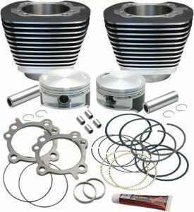 S&S CYCLE 910-0203 Cserehenger & Dugattyú az S&S 106" Stroker Kit Henger és hengeralkatrészek