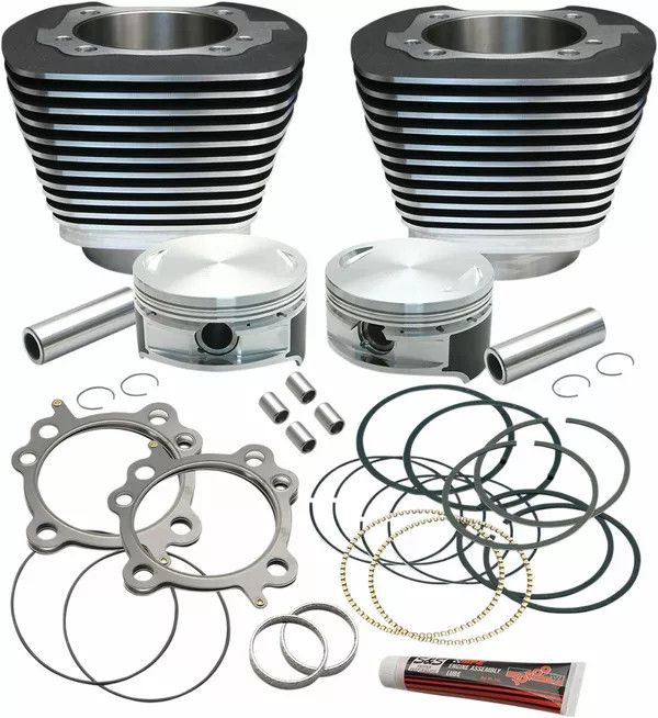 S&S CYCLE 910-0203 Cserehenger & Dugattyú az S&S 106" Stroker Kit Henger és hengeralkatrészek 0