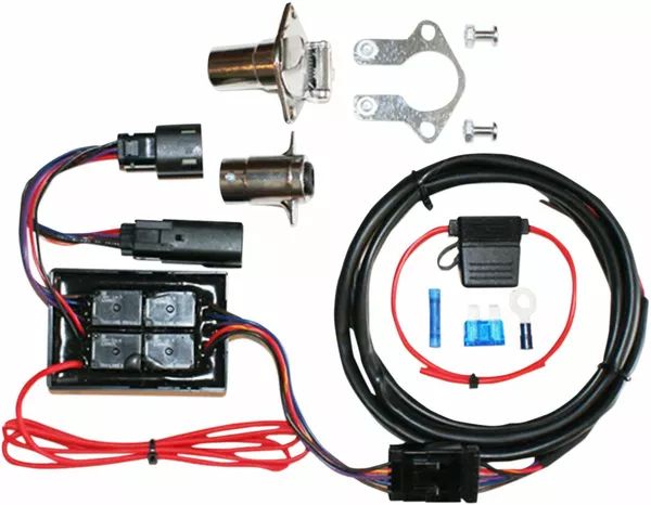Khrome werks 720751 plug-and-play pótkocsi vezetékkészlet Tréler, utánfutó, csörlő, 0