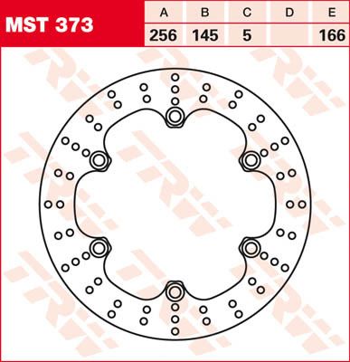 Trw MST373 kerek fix fékrotor 250-299mm Féktárcsa és alkatrészei 0