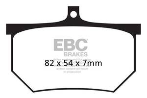 Ebc fék PAD FA sorozat szerves utcai Fékbetét