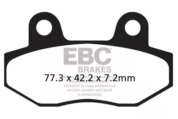 Ebc SFAC086 SFAC Carbon sorozatú robogó fékbetétek Fékbetét 0