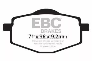 Ebc SFAC101 SFAC Carbon sorozatú robogó fékbetétek Fékbetét