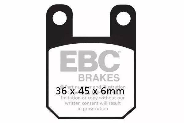 Ebc SFAC115 SFAC Carbon sorozatú robogó fékbetétek Fékbetét 0
