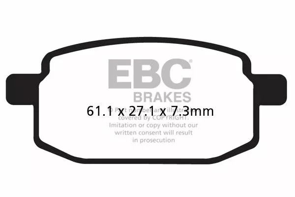 Ebc SFAC169 SFAC Carbon sorozatú robogó fékbetétek Fékbetét 0