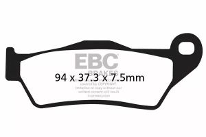 Ebc SFAC181 SFAC Carbon sorozatú robogó fékbetétek Fékbetét