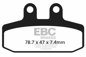 Ebc SFAC256 SFAC Carbon sorozatú robogó fékbetétek Fékbetét