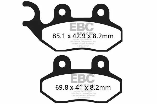 Ebc SFAC264 SFAC Carbon sorozatú robogó fékbetétek Fékbetét 0