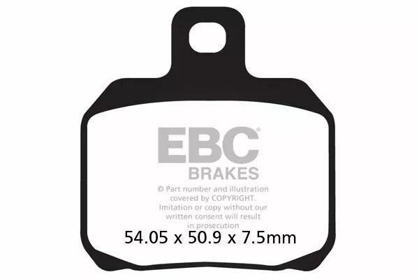 Ebc SFAC266 SFAC Carbon sorozatú robogó fékbetétek Fékbetét 0