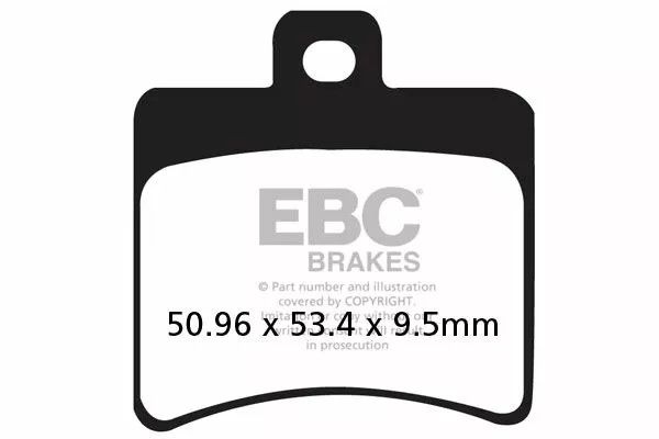 Ebc SFAC298 SFAC Carbon sorozatú robogó fékbetétek Fékbetét 0