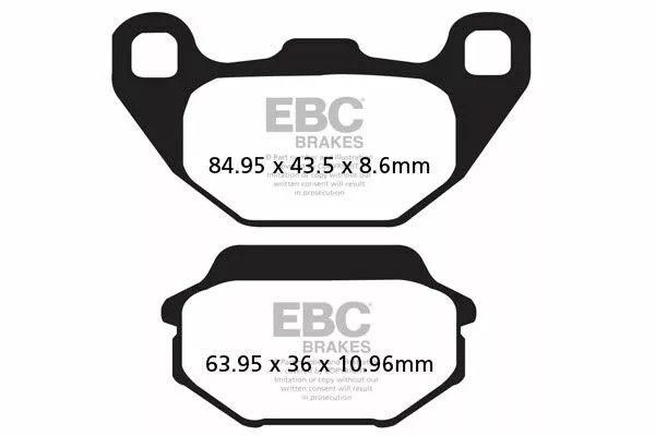 Ebc SFAC305 SFAC Carbon sorozatú robogó fékbetétek Fékbetét 0