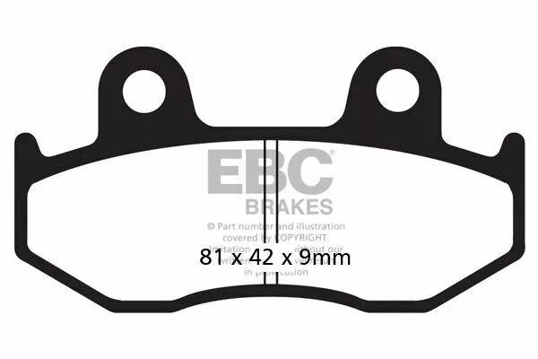 Ebc SFAC323 SFAC Carbon sorozatú robogó fékbetétek Fékbetét 0