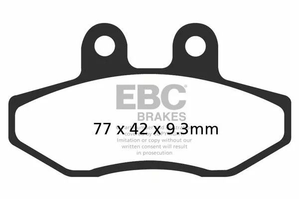 Ebc SFAC393 SFAC Carbon sorozatú robogó fékbetétek Fékbetét 0