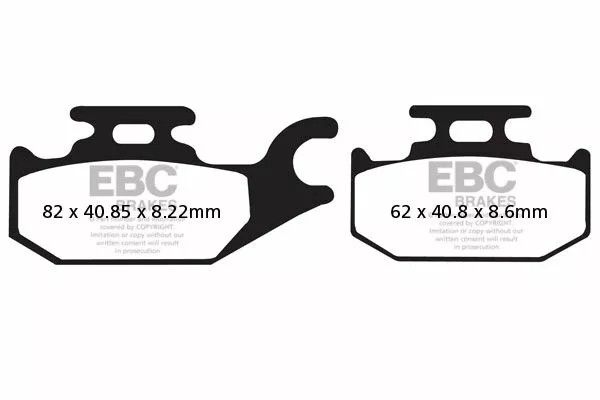 Ebc SFAC413 SFAC Carbon sorozatú robogó fékbetétek Fékbetét 0