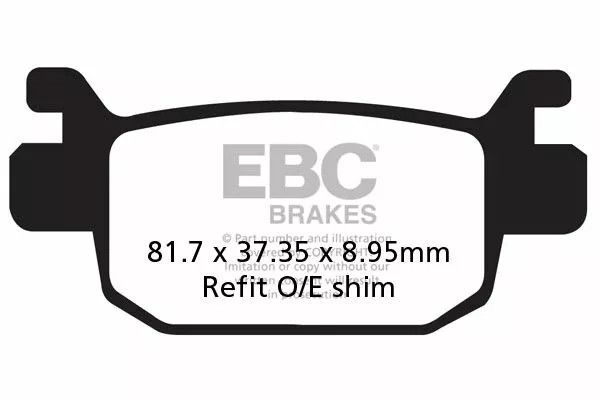 Ebc SFAC415 SFAC Carbon sorozatú robogó fékbetétek Fékbetét 0