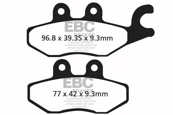 Ebc SFAC418 SFAC Carbon sorozatú robogó fékbetétek Fékbetét 0