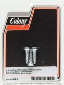 Colony 9980-3 S & S 'Légtisztító fedél rögzítő csavarkészlet Karosszéria rögzítő, csavar Body H&A