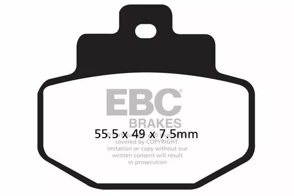 Ebc SFA321HH SFA-HH sorozat Sindered Scooter fékbetétek Fékbetét 0