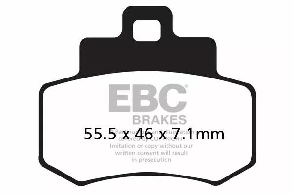 Ebc SFA356HH SFA-HH sorozat Sindered Scooter fékbetétek Fékbetét 0