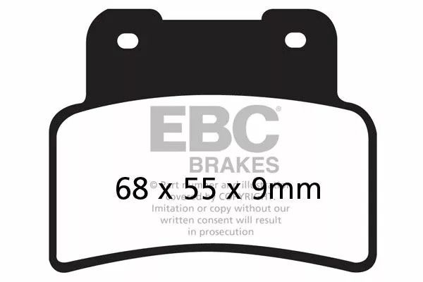 Ebc SFA432HH SFA-HH sorozat Sindered Scooter fékbetétek Fékbetét 0