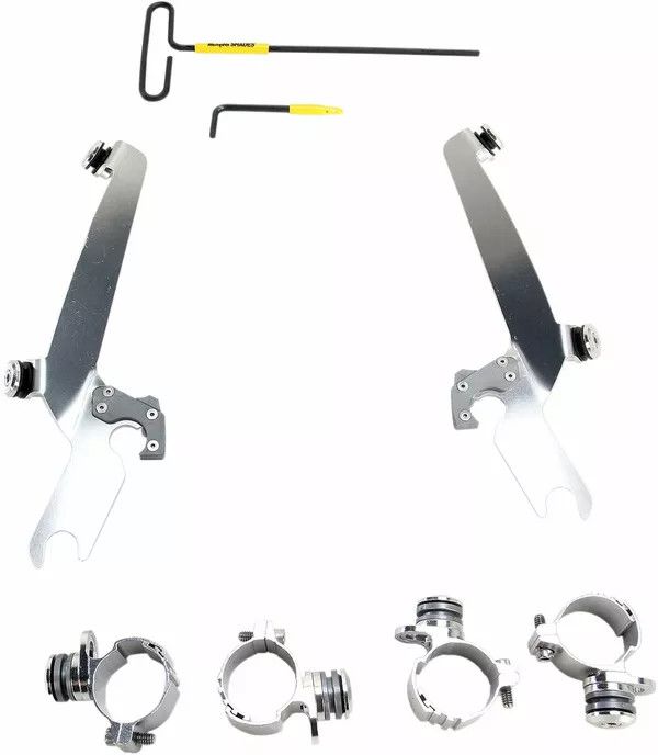 Memphis shades hd MEK2000 Sportshield trigger-zár teljes Mount Kit Szélvédő és karosszéria rögzítő alkatrész 0
