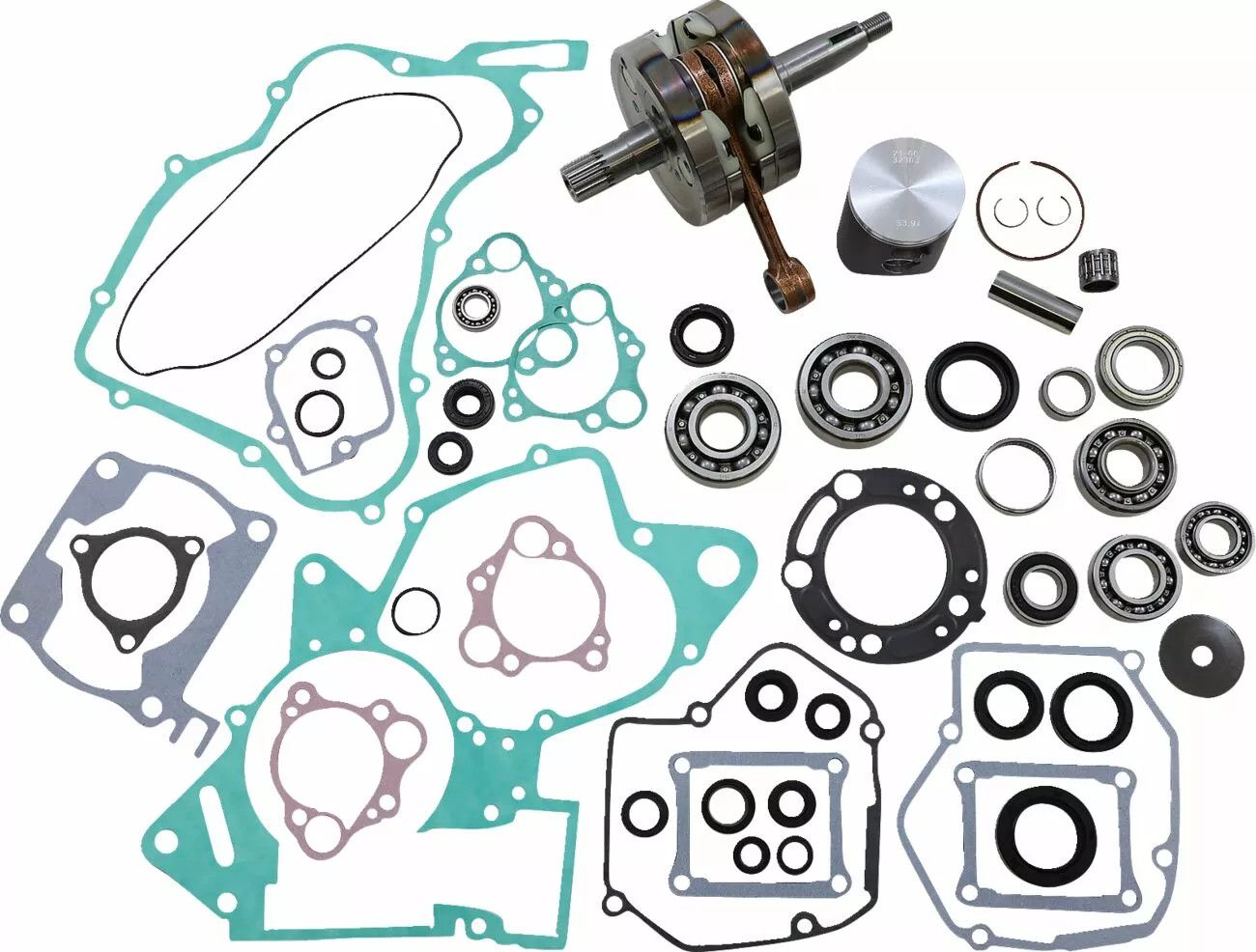 Wrench rabbit WR101-097 Komplett motor-újraépítő készlet kétütemű motorokhoz Motorblokk 0