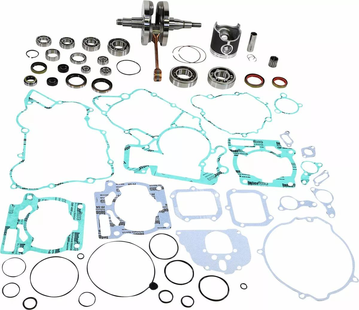 Wrench rabbit WR101-154 komplett motor-újraépítő készlet kétütemű motorokhoz Motorblokk 0