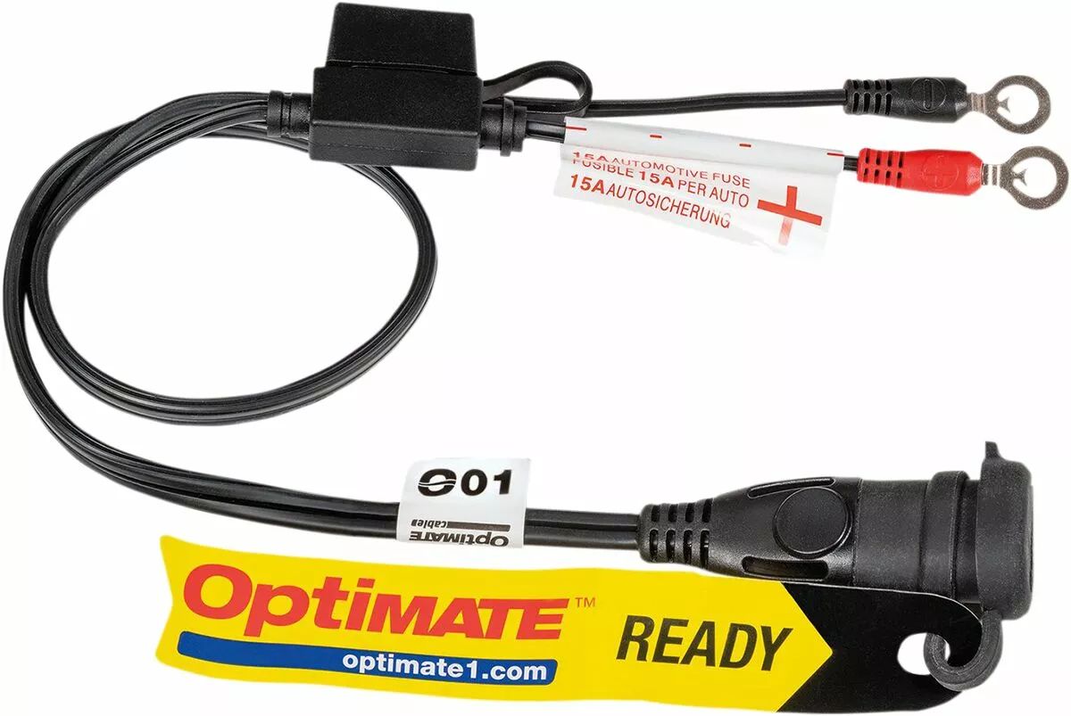 Tecmate O01Jarbla 1/4 & quot; Szemét akkumulátor csatlakozó ólom Akkumulátor töltő 1