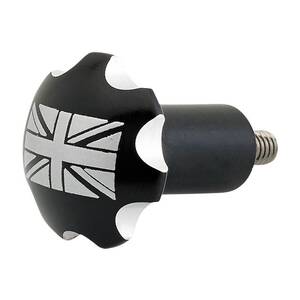 Joker machine fojtó gomb UNION JACK fekete Bowden és huzal