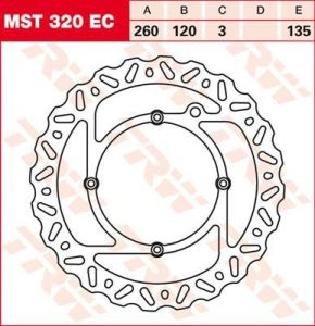 Trw MST320EC EC Cross Design fékrotor Féktárcsa és alkatrészei