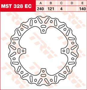 Trw MST328EC EC Cross Design fékrotor Féktárcsa és alkatrészei