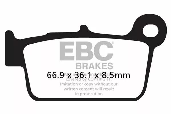 Ebc FA367/2TT TT Sport Carbon Fusion fékbetétek Fékbetét 0