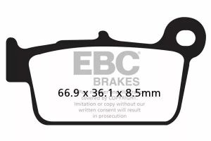 Ebc FA367/2TT TT Sport Carbon Fusion fékbetétek Fékbetét